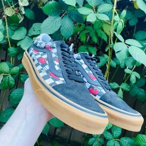 Cherry Checkered Vans 🍒